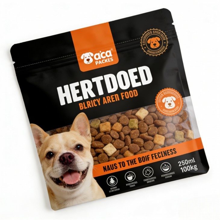 Pet Food Flat Bottom Bag factory