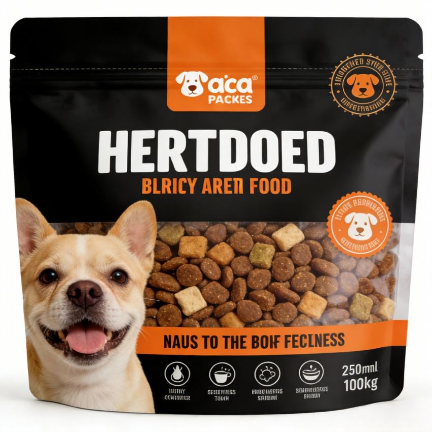 Pet Food Flat Bottom Bag