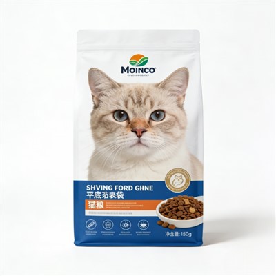 Cat Food Flat Bottom Pouch