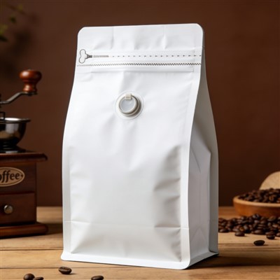 Flat Bottom Coffee Bag with Valve