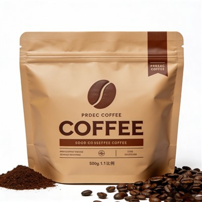 Flat Bottom Coffee Pouch