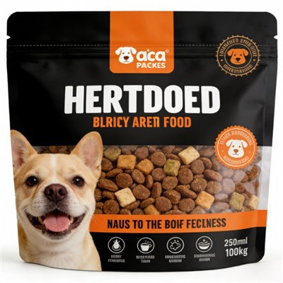 Pet Food Flat Bottom Bag