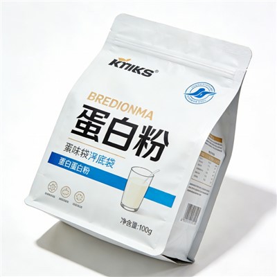 Protein Powder Flat Bottom Bag